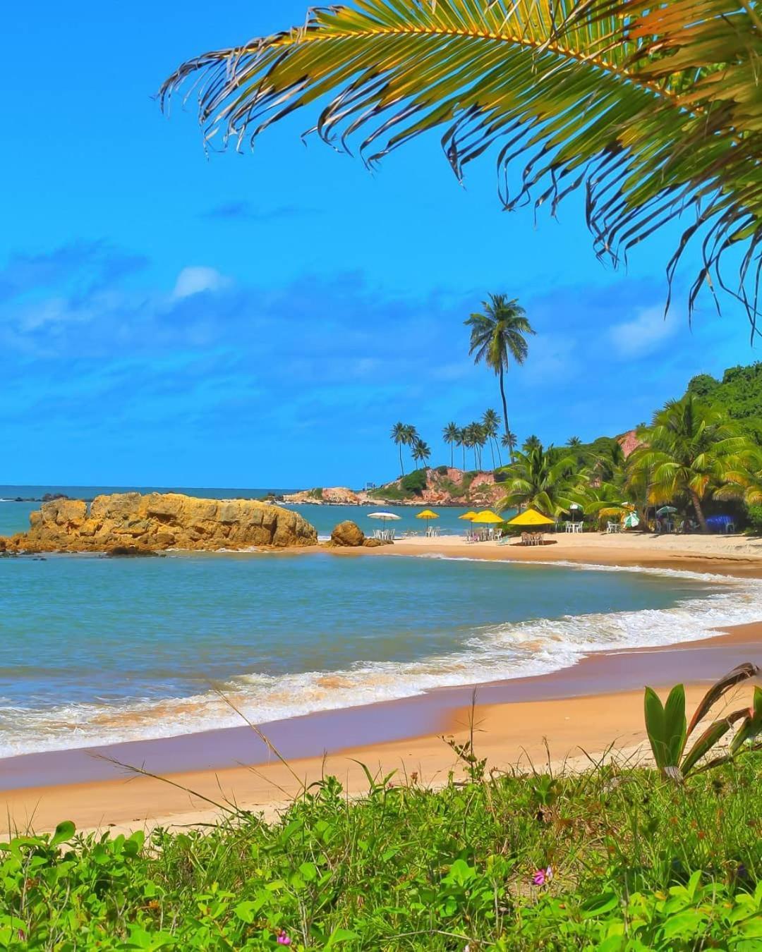 קונדה Flat Tabatinga Nord, Vista Para O Mar חדר תמונה